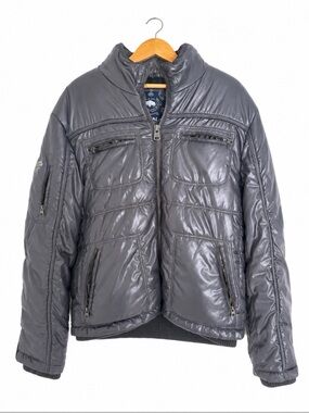 Buffalo David Bitton Charcoal Puffer Jacket